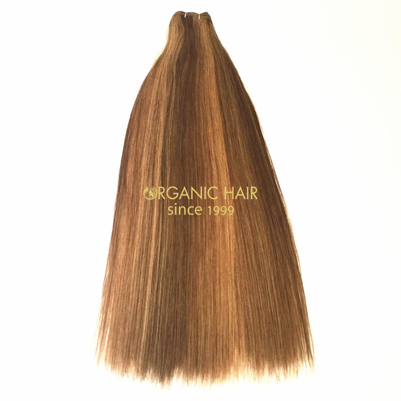 Virgin brazilian straight human hair extensions